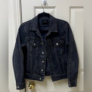 NWOT Lucky Brand Black Denim Jacket Small